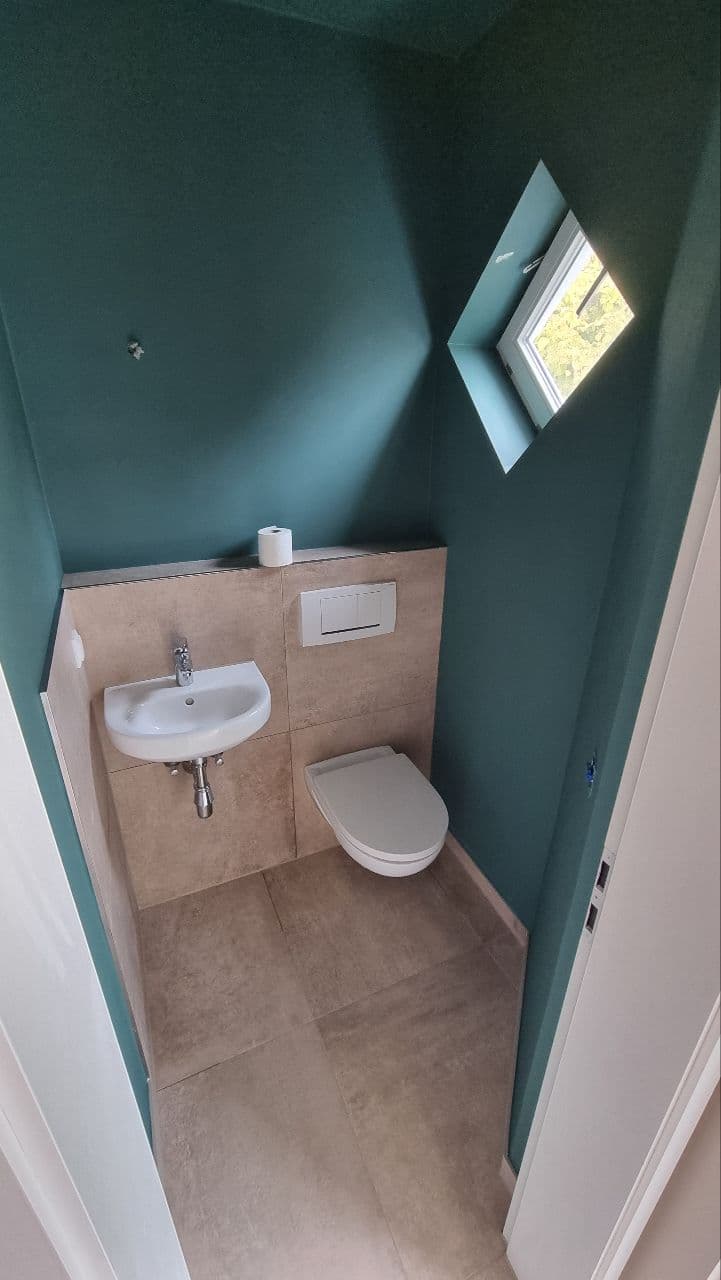 Fliesenverlegung im Bad über elektrischer Fußbodenheizung – Rheinhessen