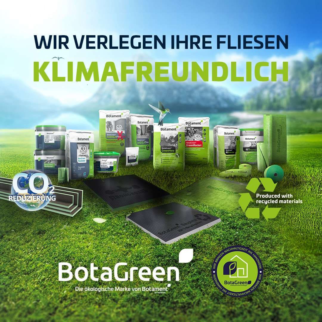 Fliesenleger aus Ingelheim arbeitet mit BotaGreen Kleber – nachhaltig verlegen in Rheinhessen