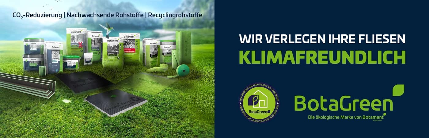 BotaGreen® – Wir verlegen Ihre Fliesen klimafreundlich | Die Fliesenleger Ingelheim